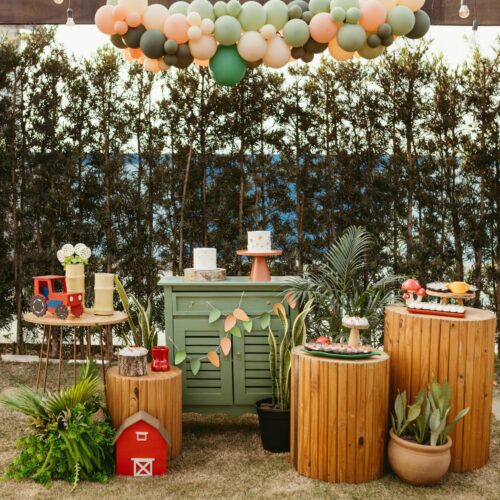 Backdrop + Balloon Styling