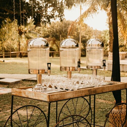 Vintage Drink Dispenser Set Rental