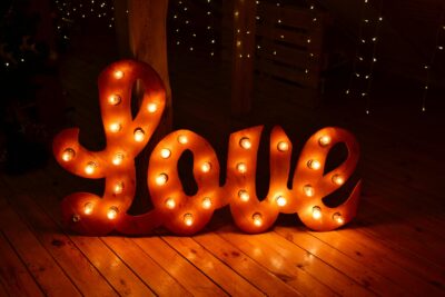 LED “LOVE” Marquee Letters Rental