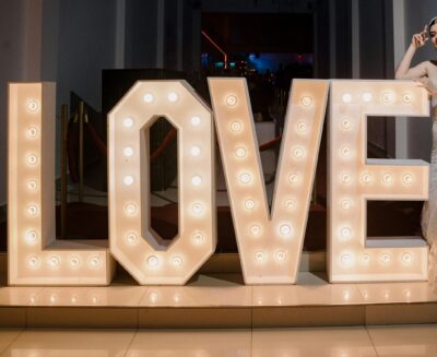 LED “LOVE” Marquee Letters Rental