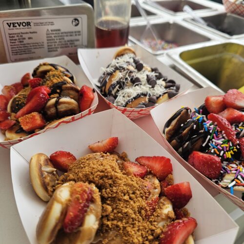 Interactive Mini Pancakes Bar